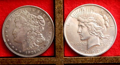 United States 1 Dollar Morgan And Peace 1921 And 1923 Catawiki