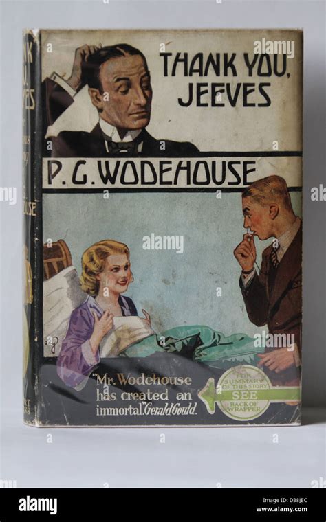 Jeeves Book A Rare 1934 Uk 1st Edition Of Thank You Jeeves By English