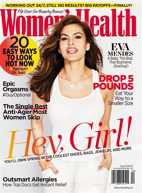 Eva Mendes Womens Health Magazine April 2015 Issue Celebmafia