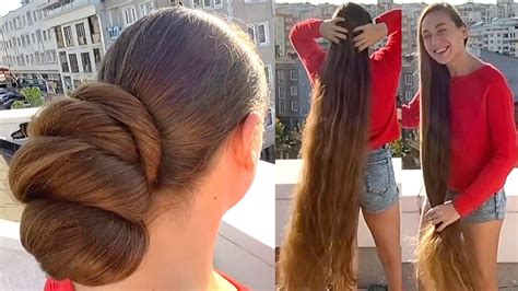 Realrapunzels Young Lady With Very Thick Hair Preview Youtube