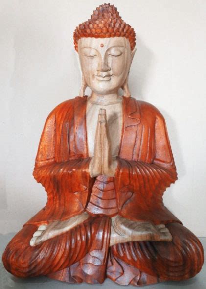 Hand Carved Buddha Statue In Welcome Pose Choose 3040or60cm Buddhist