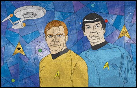 Kirk And Spock In Stained Glass By Jmascia On Deviantart