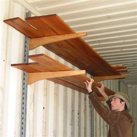 Quick And Easy Shelves For Shipping Container Easy Shelves Shipping