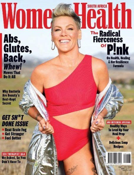 Pink Womens Health Magazine May 2023 Cover Photo South Africa