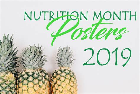 Nutrition Month Posters 2019 KUMAIN NANG WASTO AT MAGING AKTIBO PUSH