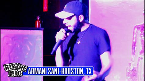 ARMANI SANI RIP THE LIVE PERFORMANCE HOUSTON TX YouTube