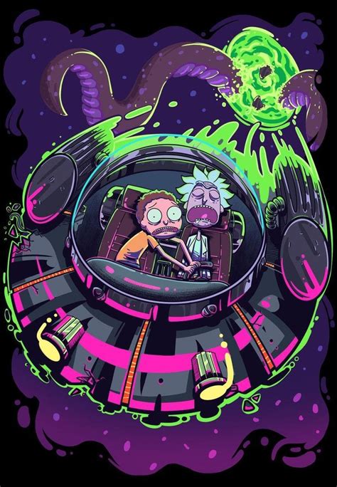 Rick And Morty Space Travel In 2020 Cool Anime Wallpapers Cool