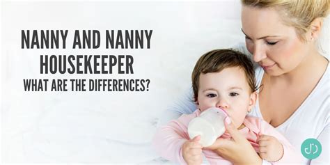 Duties of A Nanny vs. A Nanny Housekeeper - J Danielle