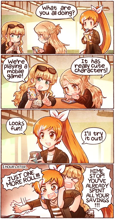 Crunchyroll Hime Mobagame Hell Life Comics Comics Story Cute Characters Anime Characters