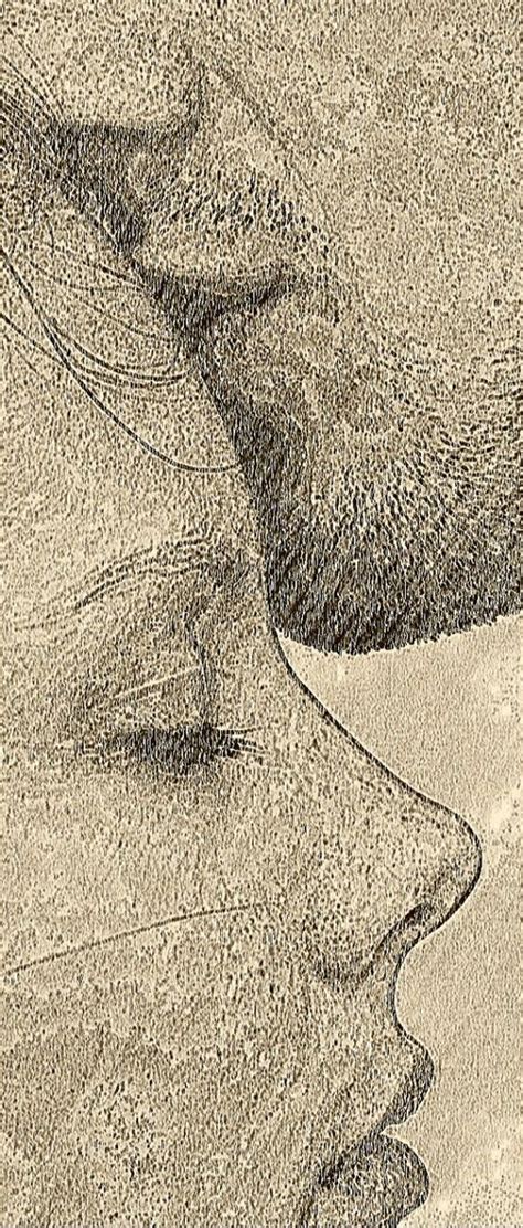 Pencil Sketch Forehead Kiss Romantic Art Sketches Love Art