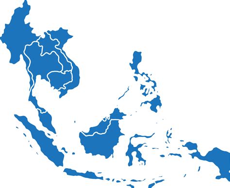 Asean Map Pngs For Free Download