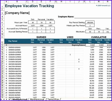 14 Excel Vacation Calendar Template Excel Templates