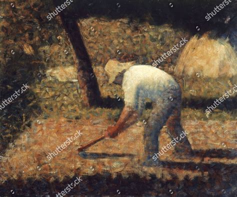 Seurat Peasant Georges Seurat Peasant Editorial Stock Photo