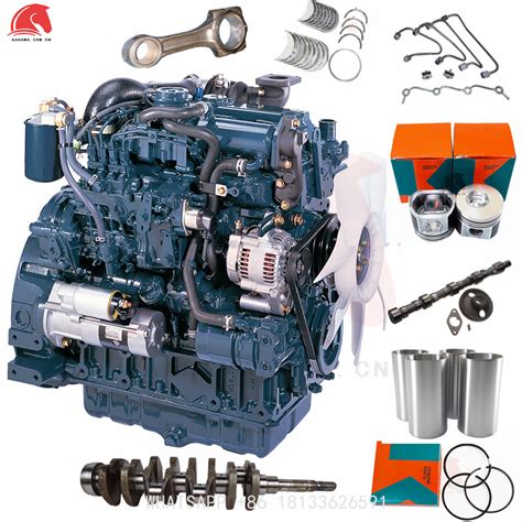 China Kubota D902 3 Cylinder Diesel Engine Parts For Sale 216hp