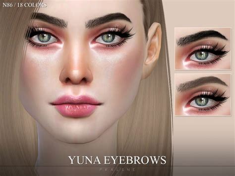 Realistic Eyebrows In 18 Colors All Ages And Genders Found In Tsr