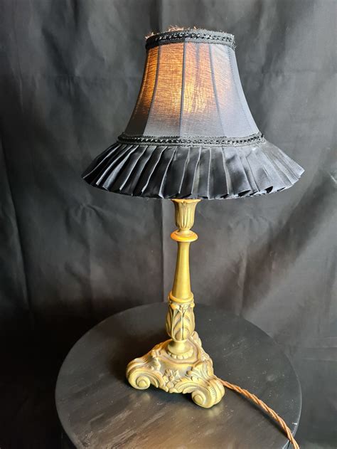 Antiques Atlas A Small Brass Art Nouveau Style Table Lamp
