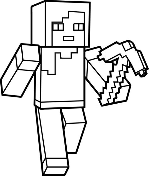 Printable Minecraft Skins Coloring Pages