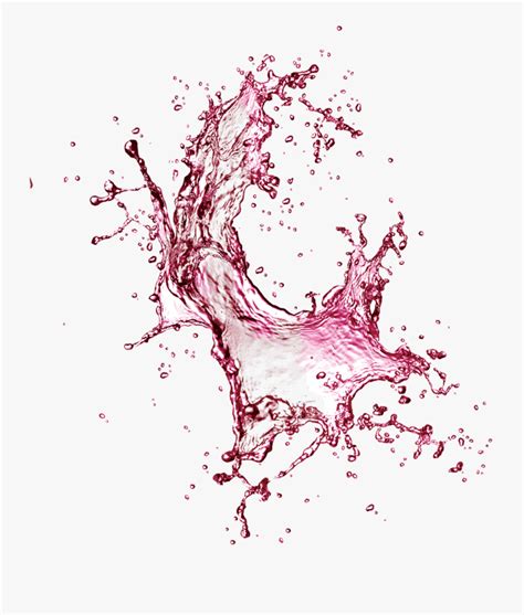Purple Water Splash Effect Element Free Download Png Pink Water