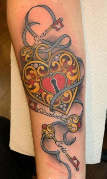 25 Heart Locket Tattoos Ideas Designs And Meaning 2000 Daily