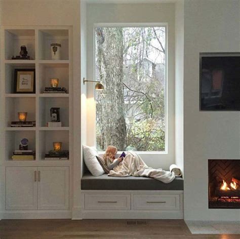 28 Extremely Cozy Fireplace Reading Nooks For Curling Up In Home