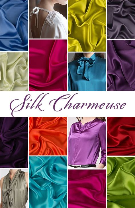 Silk Charmeuse Fabric Is Distinguished For Its Luminous Face And Hand