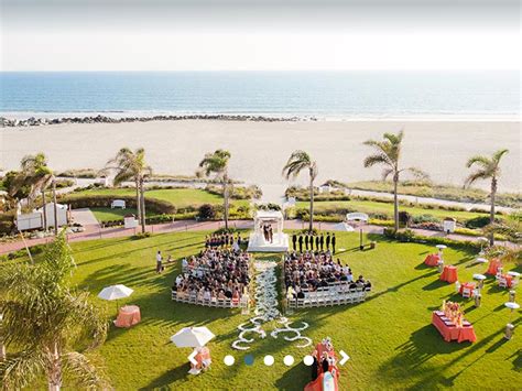 Windsor Lawn Or Beach View From Our Room Outdoor Wedding Venues California Hotel Del