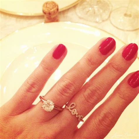 Lauren Conrad Engagement Ring Round Cut Diamond Solitare Lauren