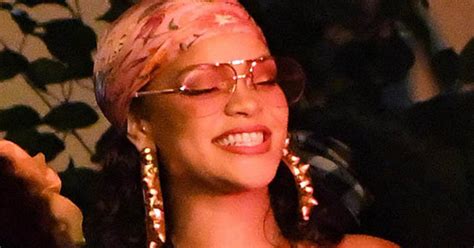 Rihanna Flashes Bare Boobs In Completely See Through Top Daily Star