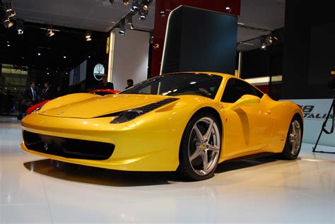 Ferrari 458 Italia Yellow View ~ Cars Top Ten Reviews And Specs