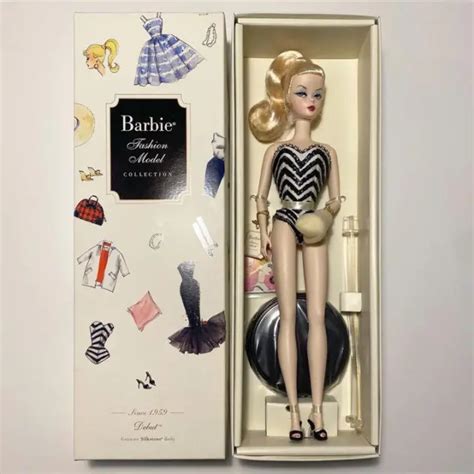 MATTEL BARBIE FASHION Model Collection Debut Barbie Silkstone 399 99