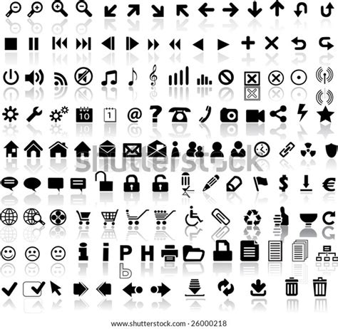 Web Icons Stock Vector Royalty Free 26000218