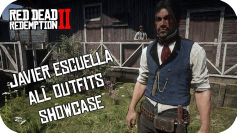 Outfits are sets of clothing that can be worn by the player in red dead redemption 2. All Javier Outfits Showcase RDR2 Javier Escuella Model ...