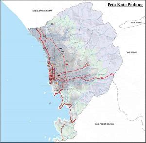 Peta Administrasi Kota Padang SkyCrepers Com