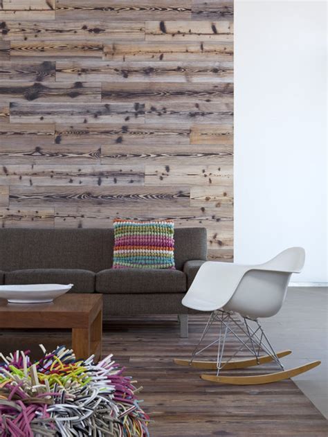 Reclaimed Wood Feature Wall Houzz