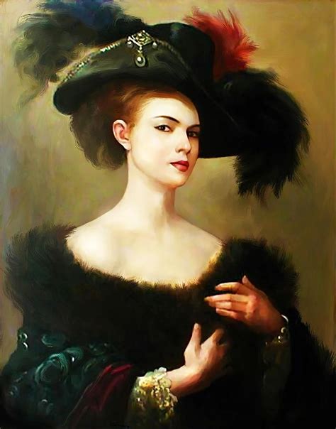 Painting Of Victorian Era Woman Mx
