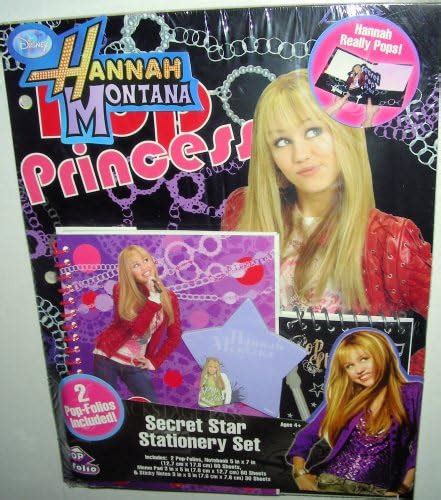 Hannah Montana Secret Star Stationary Set 5 Pc Set