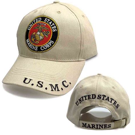 Marine Corps Hat With Usmc Text And Eagle Emblem Graphic