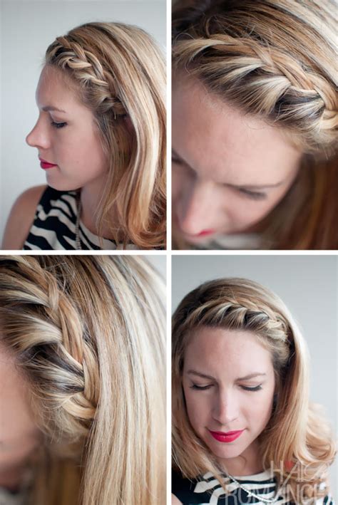 Hair Inspirations Pretty French Braided Fringebangs Hair Trends