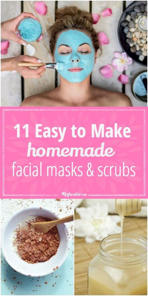 Easy To Make Homemade Facial Masks And Scrubs Homemade Face Mask