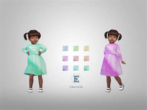 The Sims Resource Toddler Tiara Dress 0325
