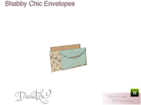 The Sims Resource Shabby Chic Clutter Envelopes