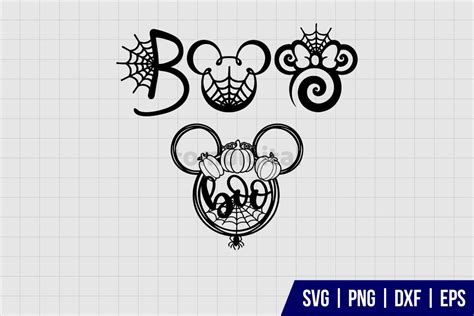 Halloween Boo Disney SVG - Gravectory