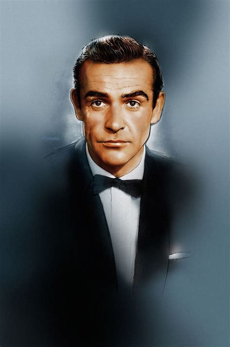 Sean Connery As James Bond In Dr No By Jeff Marshall Romanlar Çizgi