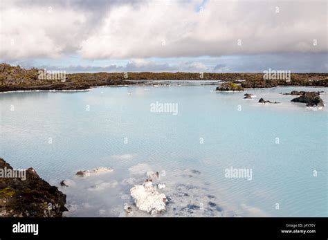 Blue Lagoon Célèbre Spa Islandais Et Centrale Géothermique Photo