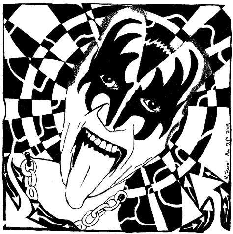 Kiss Band Coloring Pages at GetColorings.com | Free printable colorings