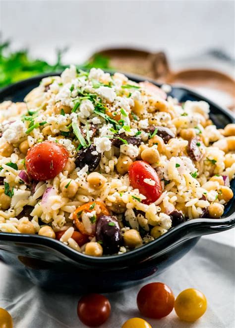 Mediterranean Orzo Salad Jo Cooks