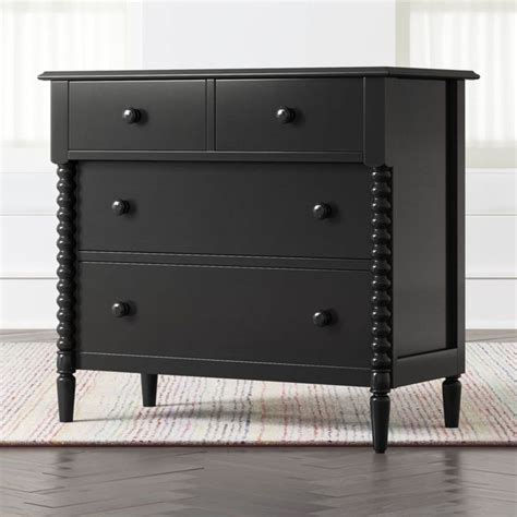 Shop target for black kids' dressers you will love at great low prices. Kids Jenny Lind Black 4-Drawer Dresser + Reviews | Crate ...