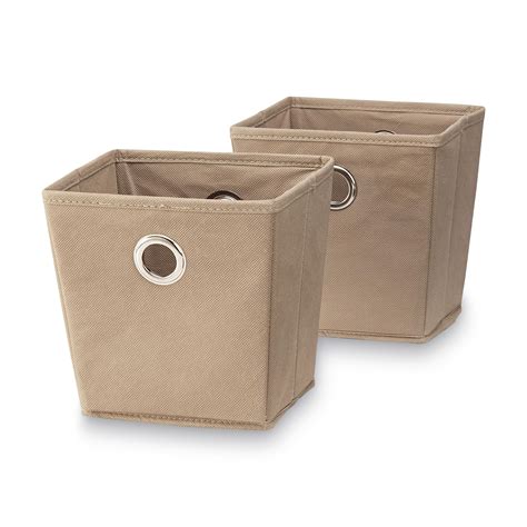 Although a grommet press makes swift work of installing grommets. Essential Home Mini Fabric Grommet Bin 2-Pack - Tan