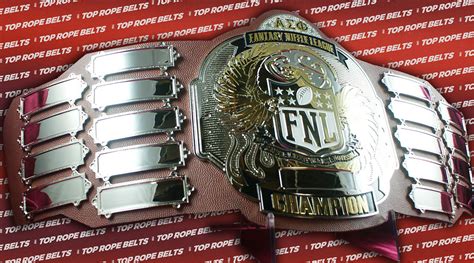 Niffle Fantasy Football League Championship Belt | Top Rope Belts