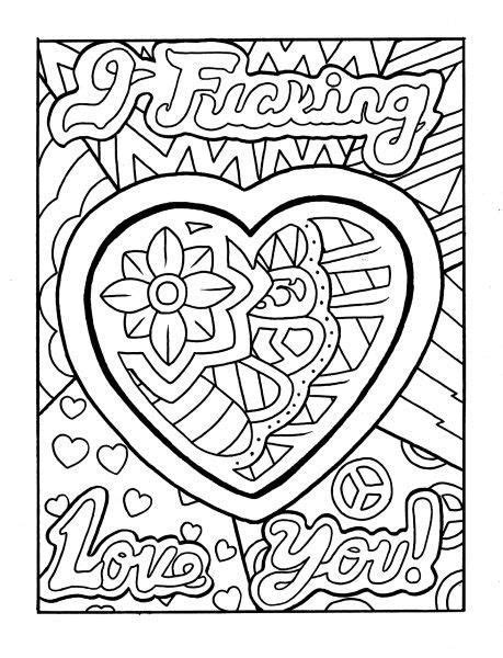 Swear Word Adult Coloring Pages at GetDrawings | Free download